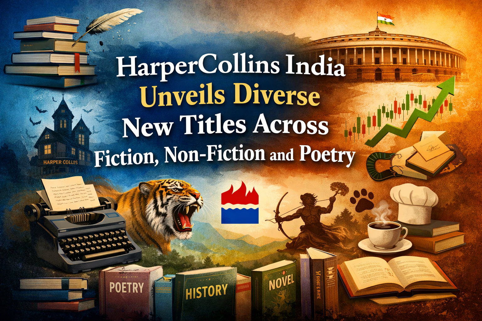 HarperCollins India Unveils Diverse New Titles Across Fiction, Non-Fiction and Poetry